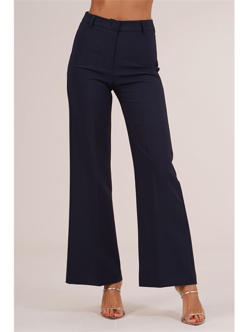 Pantalone in cady elastico GM by Gai Mattiolo | GM4135BLU